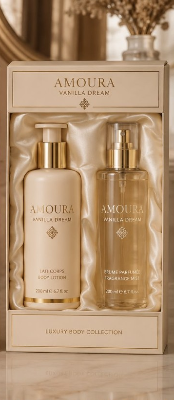 Coffret Amoura Vanilla Dream — lait corps et brume